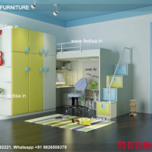 Kids Bedroom Design Bunk Bed Best Kids Room Ideas Model No - 0095