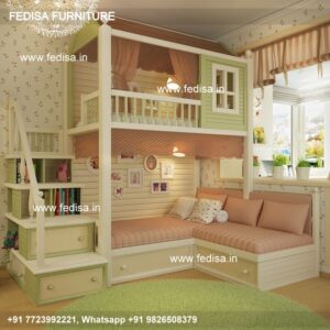 Kids Bedroom Design Bunk Bed Best Kids Room Ideas Model No - 0098