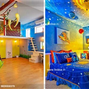 Kids Bedroom Design Bunk Bed Best Kids Room Ideas Model No - 0180