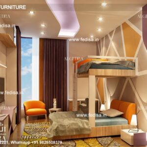 Kids Bedroom Design Bunk Bed Best Kids Room Ideas Model No - 0347
