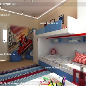 Kids Bedroom Design Bunk Bed Best Kids Room Ideas Model No - 0391