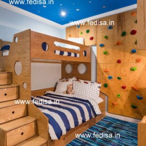 Kids Bedroom Design Bunk Bed Best Kids Room Ideas Model No - 0834