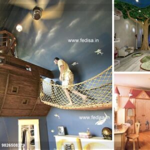 Kids Bedroom Design Bunk Bed Best Kids Room Ideas Model No - 1048