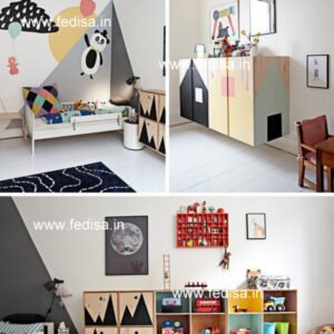 Kids Bedroom Design Bunk Bed Best Kids Room Ideas Model No - 1144