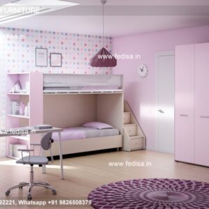 Kids Bedroom Design Bunk Bed Best Kids Room Ideas Model No - 1148