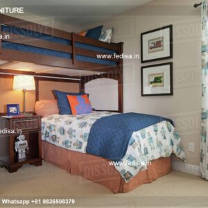 Kids Bedroom Design Bunk Bed Best Kids Room Ideas Model No - 1595