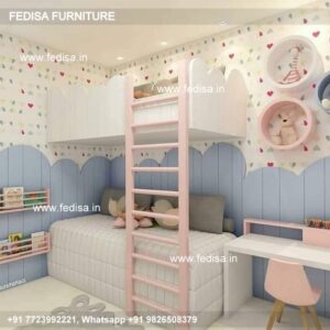 Kids Bedroom Design Bunk Bed Best Kids Room Ideas Model No - 1857