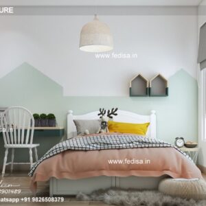 Kids Bedroom Design Bunk Bed Best Kids Room Ideas Model No - 1984