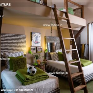 Kids Bedroom Design Bunk Bed Best Kids Room Ideas Model No - 2055