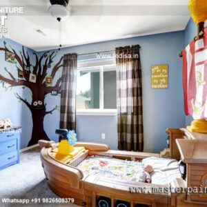 Kids Bedroom Design Bunk Bed Best Kids Room Ideas Model No - 2344