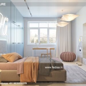 Kids Bedroom Design Bunk Bed Best Kids Room Ideas Model No - 2381