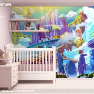 Kids Bedroom Design Bunk Bed Best Kids Room Ideas Model No - 2513