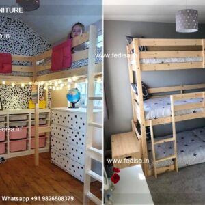 Kids Bedroom Design Bunk Bed Best Kids Room Ideas Model No - 2680
