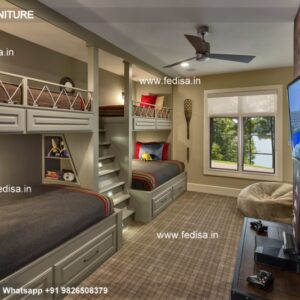 Kids Bedroom Design Bunk Bed Best Kids Room Ideas Model No - 2729