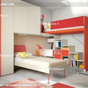 Kids Bedroom Design Bunk Bed Best Kids Room Ideas Model No - 2897