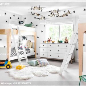Kids Bedroom Design Bunk Bed Best Kids Room Ideas Model No - 2970