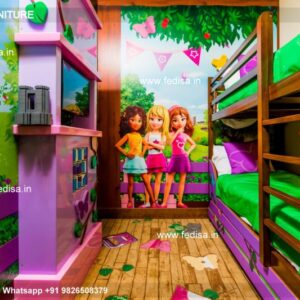 Kids Bedroom Design Bunk Bed Best Kids Room Ideas Model No - 3156