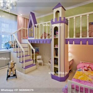 Kids Bedroom Design Bunk Bed Best Kids Room Ideas Model No - 3598