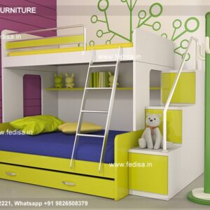 Kids Bedroom Design Bunk Bed Best Kids Room Ideas Model No - 3850