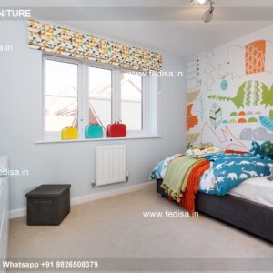 Kids Bedroom Design Bunk Bed Best Kids Room Ideas Model No - 4021