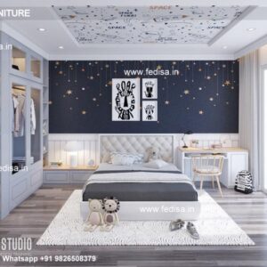 Kids Bedroom Design Bunk Bed Best Kids Room Ideas Model No - 4049