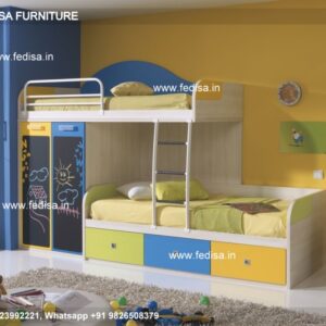 Kids Bedroom Design Bunk Bed Best Kids Room Ideas Model No - 4082