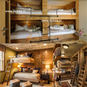 Kids Bedroom Design Bunk Bed Best Kids Room Ideas Model No - 4090