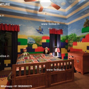 Kids Bedroom Design Bunk Bed Best Kids Room Ideas Model No - 4186