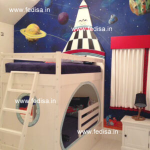 Kids Bedroom Design Bunk Bed Best Kids Room Ideas Model No - 4282