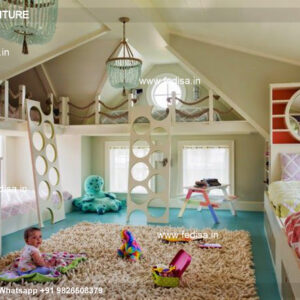 Kids Bedroom Design Bunk Bed Best Kids Room Ideas Model No - 4320