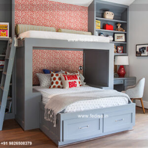 Kids Bedroom Design Bunk Bed Best Kids Room Ideas Model No - 4324