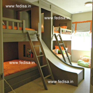 Kids Bedroom Design Bunk Bed Best Kids Room Ideas Model No - 4384