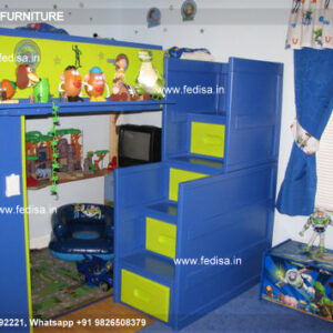 Kids Bedroom Design Bunk Bed Best Kids Room Ideas Model No - 4424
