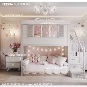 Kids Bedroom Design Bunk Bed Best Kids Room Ideas Model No - 4519