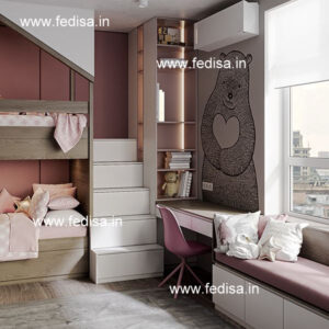 Kids Bedroom Design Bunk Bed Best Kids Room Ideas Model No - 4569