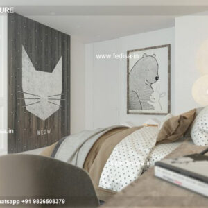 Kids Bedroom Design Bunk Bed Best Kids Room Ideas Model No - 4717