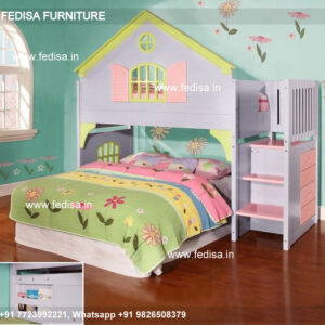 Kids Bedroom Design Bunk Bed Best Kids Room Ideas Model No - 4887