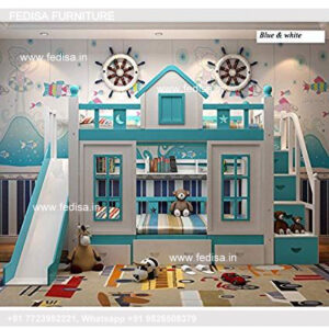 Kids Bedroom Design Bunk Bed Best Kids Room Ideas Model No - 4889
