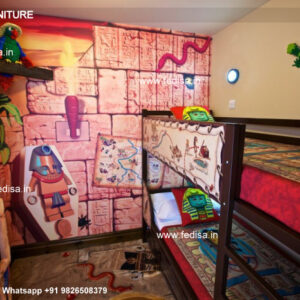 Kids Bedroom Design Bunk Bed Best Kids Room Ideas Model No - 5077