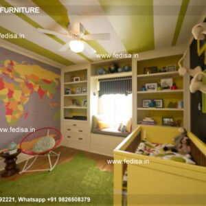 Kids Bedroom Design Bunk Bed Best Kids Room Ideas Model No - 5140