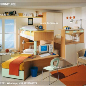Kids Bedroom Design Bunk Bed Best Kids Room Ideas Model No - 5187