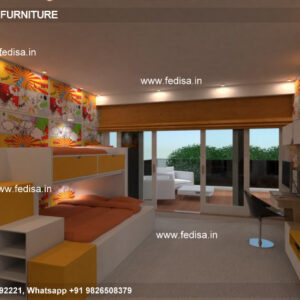 Kids Bedroom Design Bunk Bed Best Kids Room Ideas Model No - 5301