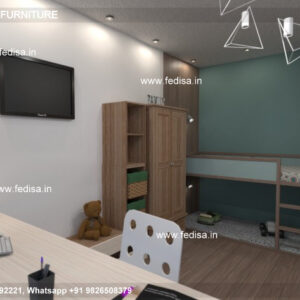 Kids Bedroom Design Bunk Bed Best Kids Room Ideas Model No - 5302