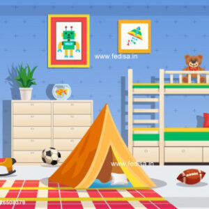 Kids Bedroom Design Bunk Bed Best Kids Room Ideas Model No - 5515