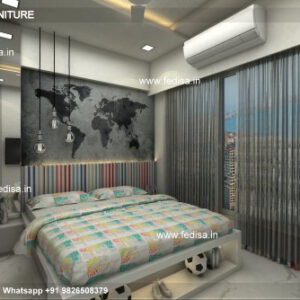 Kids Bedroom Design Bunk Bed Best Kids Room Ideas Model No - 5517