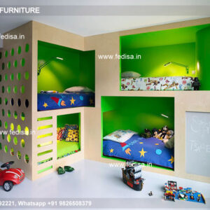 Kids Bedroom Design Bunk Bed Best Kids Room Ideas Model No - 5595