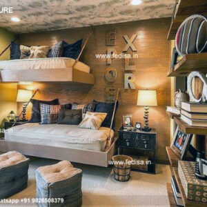 Kids Bedroom Design Bunk Bed Best Kids Room Ideas Model No - 5612