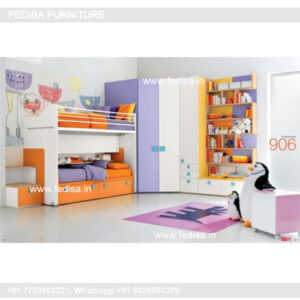 Kids Bedroom Design Bunk Bed Best Kids Room Ideas Model No - 5655
