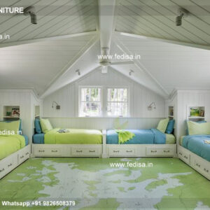 Kids Bedroom Design Bunk Bed Best Kids Room Ideas Model No - 5710