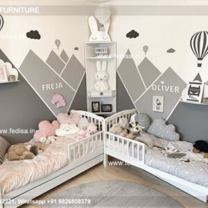 Kids Bedroom Design Bunk Bed Best Kids Room Ideas Model No - 5728